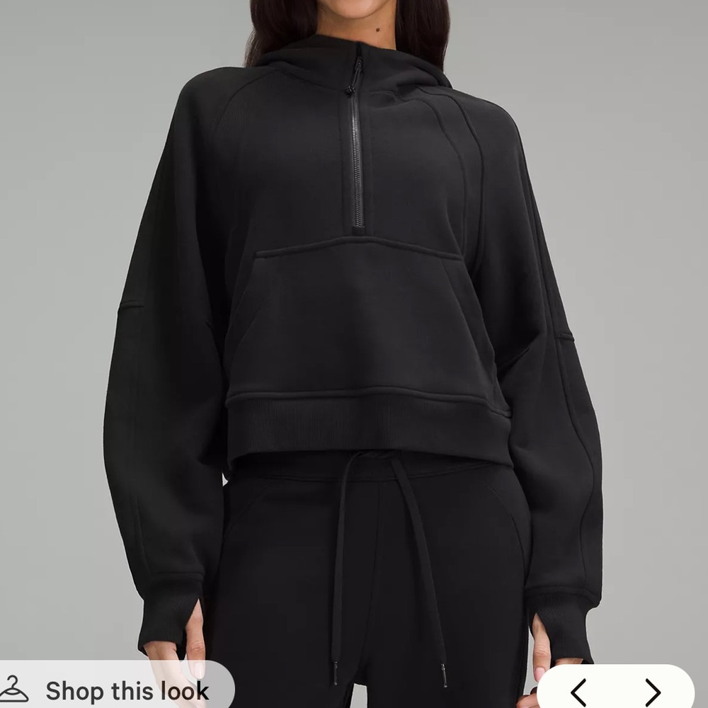 Lululemon Scuba Oversized Half Zip Hoodie